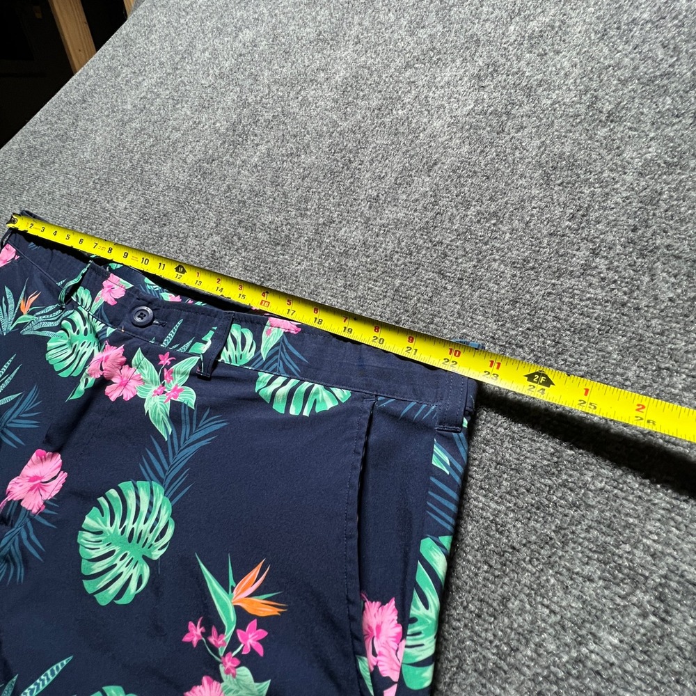 Birdie Bound Mens Tropical Hawaiian Golf Shorts Blue Size 44 Like Loudmouth - Picture 4 of 14